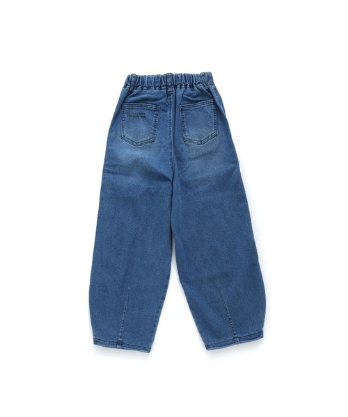 JENNI love(ジェニィラブ)の「【ストレッチ素材・ウエスト調整可】コクーンジョガーロングデニムパンツ(デニムパンツ・キッズ・ネイビー/ブルー・130cm/140cm/150cm/160cm)」の20枚目の写真
