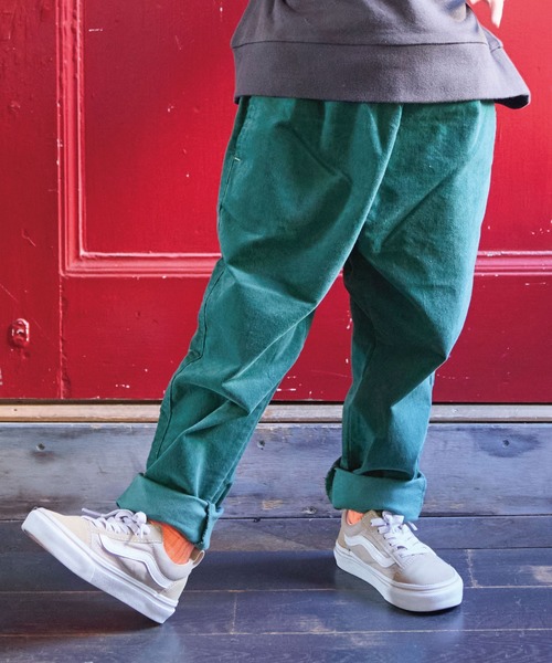 BIG FIELD（ビッグフィールド）の「コールテンシェフパンツ（その他パンツ・キッズ・ラベンダー/チャコール/エメラルド/オフホワイト/ブルー/レッド・100/140/130/95/90/80/150/120/110）」の4枚目の写真