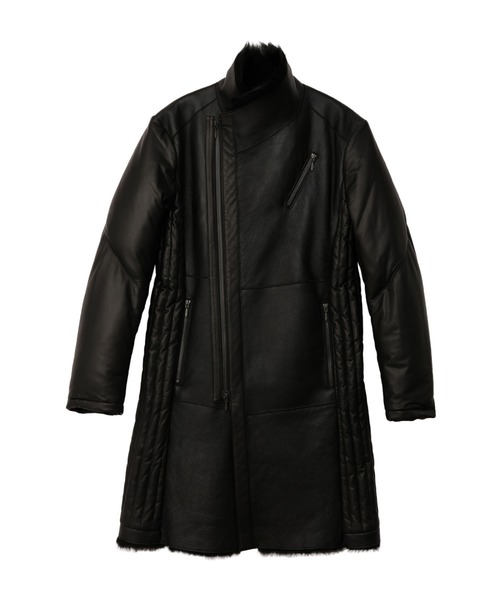 トルネードマート　トスカーナスクラップムートンボアコート TORNADO MART∴トスカーナムートンコンビダウンコート（ダウン