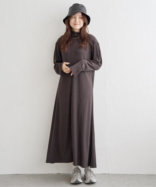 LBC（エルビーシー）の「リブカットソーワンピース（ワンピース・レディース・チャコールグレー/ブラック・M）」の11枚目の写真