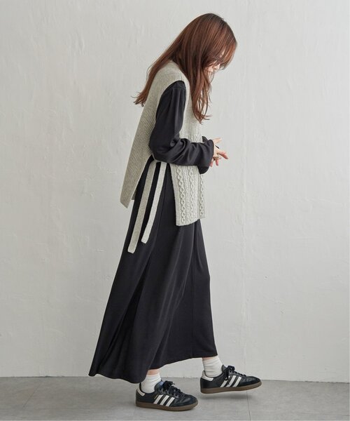 LBC（エルビーシー）の「リブカットソーワンピース（ワンピース・レディース・チャコールグレー/ブラック・M）」の18枚目の写真