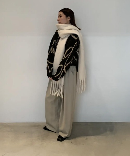 セール】ニュアンスラインショートニット（ニット/セーター）｜select