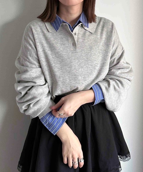 ポロニット（ニット/セーター）｜apres jour mignon（アプレジュール