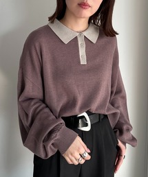 apres jour mignon | ポロニット(ニット/セーター)