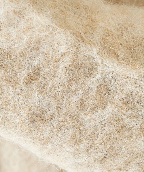 FREAK'S STORE（フリークスストア）の「限定展開　ショート シャギー ニット カーデ（カーディガン/ボレロ・レディース・ブラック/ベージュ/ブラウン/杢グレー/ナチュラル・ﾌﾘ-）」の15枚目の写真