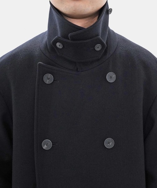 ATON】SUPER 160'S DOUBLE SAXONY DOUBLE BREASTED COAT（チェスター