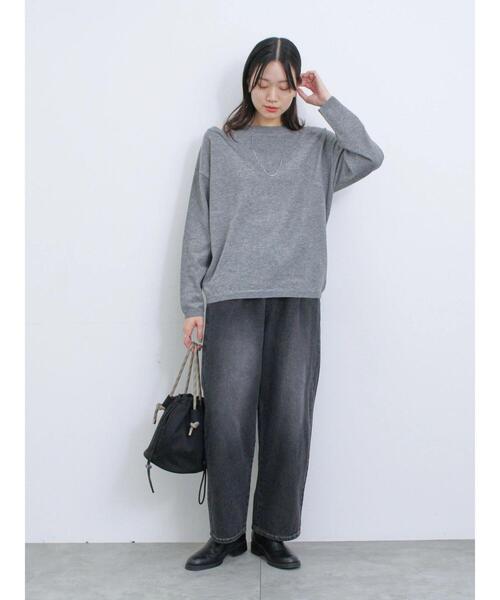 Samansa Mos2 blue(サマンサモスモスブルー)の「ネオプレーンドローコード付バッグ(ハンドバッグ・レディース・グレー/ブラック/シルバーグレー・F)」の15枚目の写真