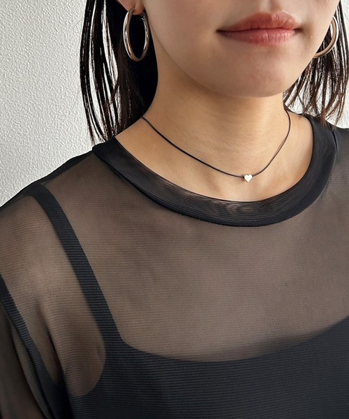 Kotoe（コトエ）の「ミニハートチョーカー（チョーカー・レディース・シルバー・FREE）」の4枚目の写真