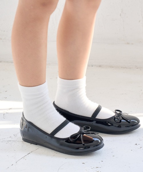 ROPE' PICNIC(ロペピクニック)の「【KIDS】バレエシューズ(バレエシューズ・キッズ・ブラック/シルバー・18/19/20/21)」の4枚目の写真
