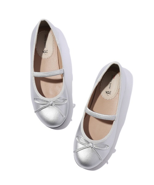 ROPE' PICNIC(ロペピクニック)の「【KIDS】バレエシューズ(バレエシューズ・キッズ・ブラック/シルバー・18/19/20/21)」の5枚目の写真