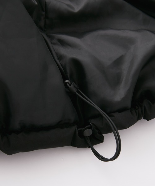 BARK MANHATTAN（バークマンハッタン）の「2WAYファンクショナルビッグシルエット フード着脱 パディング中綿ジャケット/ 撥水・防風（ダウンジャケット/コート・メンズ・アイボリー/ブラック/アッシュブラウン/チャコール・L/M）」の16枚目の写真