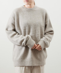 And A（アンドエー）の「And A アンドエー / TANUKI KNIT CREW NECK PULLOVER SWEATER タヌキニットクルーネックプルオーバーニット セーター / AA-A24M001（ニット/セーター）」