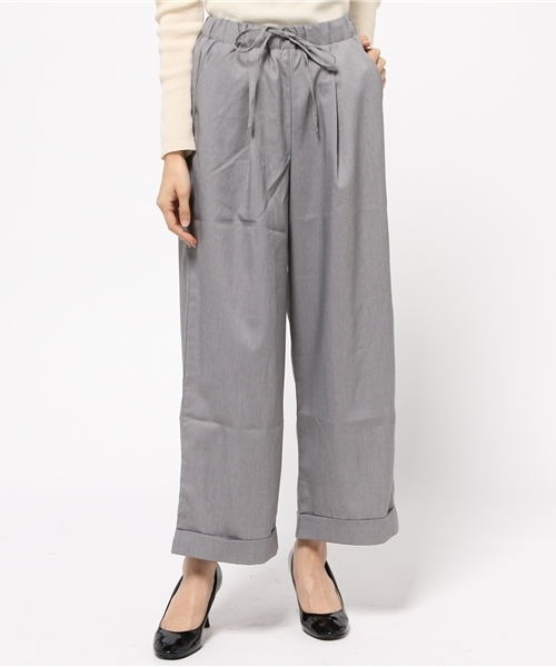 Chico（チコ）の「【who's who Chico】　スラックスイージーパンツ（その他パンツ・レディース・ライトベージュ/ブラック/グレー・FREE）」の2枚目の写真