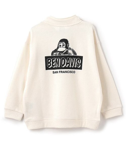 minimal（ミニマル）の「【BEN DAVIS】ハーフジップ裏毛 PO（スウェット・キッズ・オフホワイト/トップグレー/ブラック・100cm/110cm/120cm/130cm/140cm/90cm）」の18枚目の写真