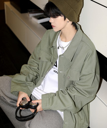 FVLMEN（フルメン）の「【neos】ルーズシルエット カラー ツイル デニム ジャケット（デニムジャケット）」