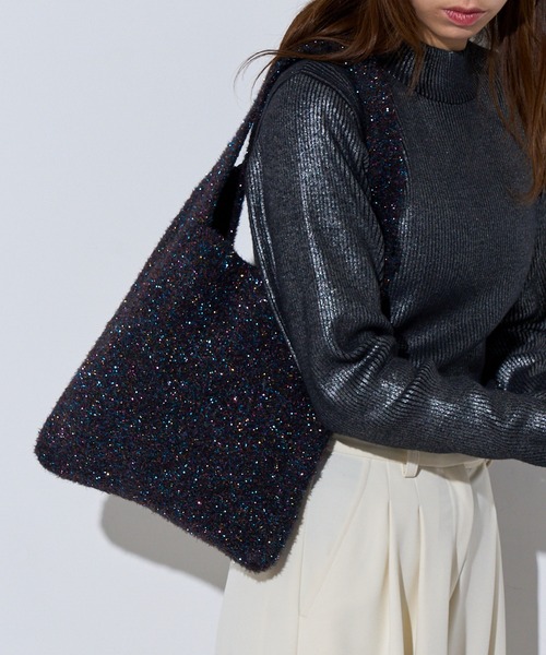 セール】【MAISON BREEZE】glitter shoping TOTE bag（トートバッグ