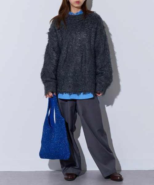 MAISON BREEZE（メゾンブリーズ）の「【MAISON BREEZE】glitter shoping TOTE bag（トートバッグ・レディース・レッド/その他2/シルバー/ブルー/ブラック・FREE）」の19枚目の写真