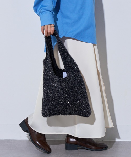 MAISON BREEZE（メゾンブリーズ）の「【MAISON BREEZE】glitter shoping TOTE bag（トートバッグ・レディース・レッド/その他2/シルバー/ブルー/ブラック・FREE）」の12枚目の写真