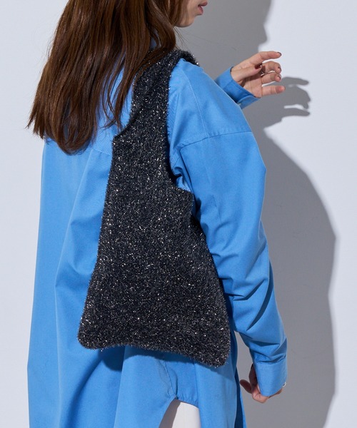 MAISON BREEZE（メゾンブリーズ）の「【MAISON BREEZE】glitter shoping TOTE bag（トートバッグ・レディース・レッド/その他2/シルバー/ブルー/ブラック・FREE）」の11枚目の写真