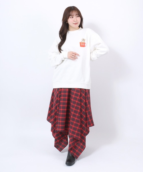 Salong hameu(サロン ハミュー)の「神保町にゃんこ堂 猫プリントスウェットトレーナー メンズ レディース ユニセックス(スウェット・レディース・ホワイト系その他2/カーキ/ホワイト系その他/ホワイト/ブラック/グレー系その他・M/XL/L)」の10枚目の写真