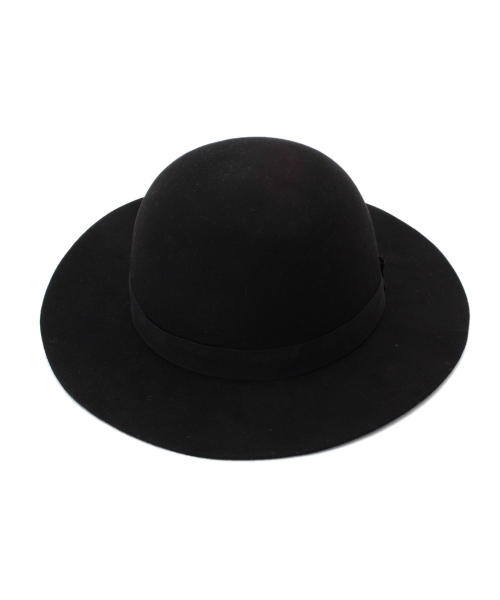 THE EMPORIUM（ジエンポリアム）の「リボン丸天ツバ広ハット（ハット・レディース・ベージュ/グレー/ブラック・00）」の2枚目の写真