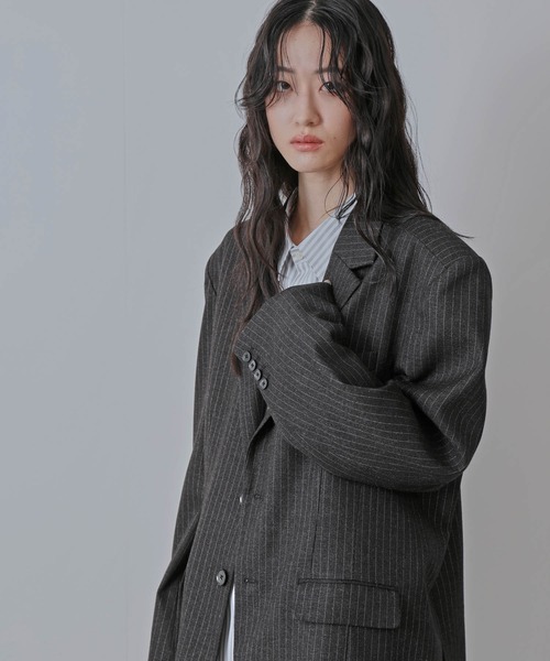 【セール】ワイドショルダービックジャケット（テーラードジャケット）｜JUNRED（ジュンレッド）