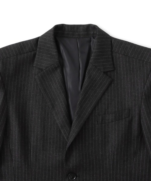 JUNRED（ジュンレッド）の「ワイドショルダービックジャケット（テーラードジャケット・メンズ・チャコールグレー・L/M）」の4枚目の写真