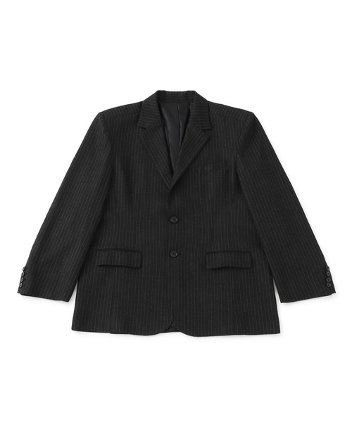 JUNRED（ジュンレッド）の「ワイドショルダービックジャケット（テーラードジャケット・メンズ・チャコールグレー・L/M）」の2枚目の写真