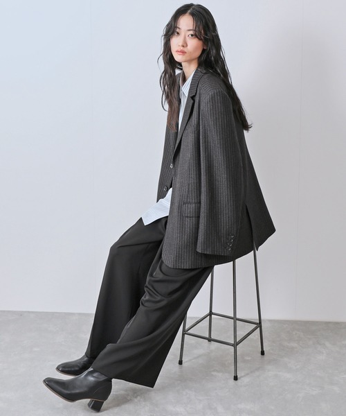 JUNRED（ジュンレッド）の「ワイドショルダービックジャケット（テーラードジャケット・メンズ・チャコールグレー・L/M）」の22枚目の写真