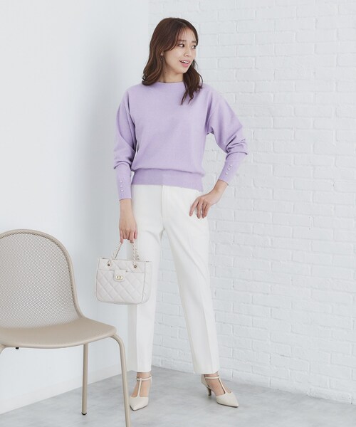 セール】≪エマール検証済≫8colorボートネックニット【洗濯機洗い可