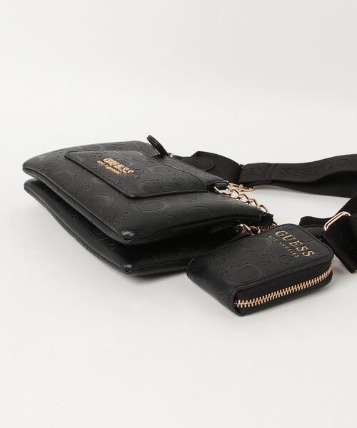 Guess(ゲス)の「NORMANDY Mini Crossbody Top Zip(ショルダーバッグ・レディース・ブラック/ライトピンク/グリーン・ONE SIZE)」の15枚目の写真