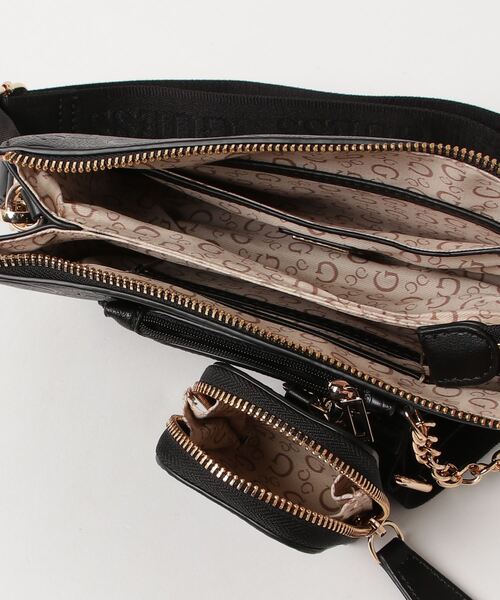 Guess(ゲス)の「NORMANDY Mini Crossbody Top Zip(ショルダーバッグ・レディース・ブラック/ライトピンク/グリーン・ONE SIZE)」の16枚目の写真