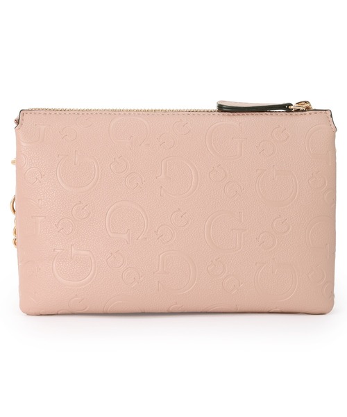 Guess(ゲス)の「NORMANDY Mini Crossbody Top Zip(ショルダーバッグ・レディース・ブラック/ライトピンク/グリーン・ONE SIZE)」の4枚目の写真