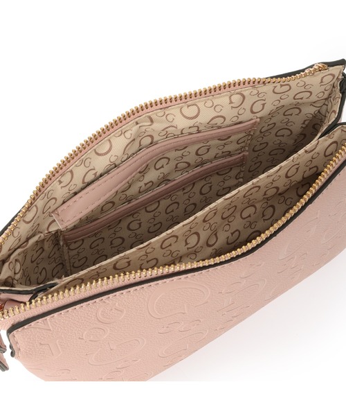 Guess(ゲス)の「NORMANDY Mini Crossbody Top Zip(ショルダーバッグ・レディース・ブラック/ライトピンク/グリーン・ONE SIZE)」の8枚目の写真