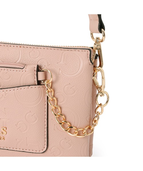 Guess(ゲス)の「NORMANDY Mini Crossbody Top Zip(ショルダーバッグ・レディース・ブラック/ライトピンク/グリーン・ONE SIZE)」の12枚目の写真