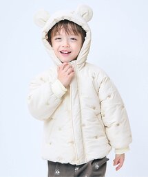 apres les cours | tiny bear耳付き中綿アウター(ダウンジャケット/コート)