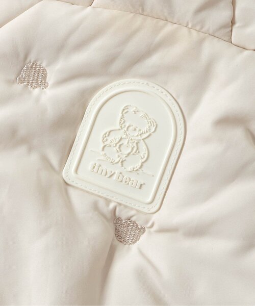 apres les cours（アプレレクール）の「tiny bear耳付き中綿アウター（ダウンジャケット/コート・キッズ・アイボリー・80/90/100/110/120）」の19枚目の写真
