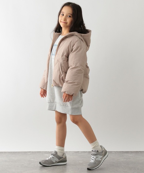 GLOBAL WORK Smile Seed Store（グローバルワーク スマイルシードストア）の「ガールズ中綿フードブルゾン/キッズ/145463（ブルゾン・キッズ・ナチュラル/ピンク/ブルー・150cm/120cm/140cm/130cm/110cm）」の11枚目の写真