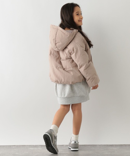 GLOBAL WORK Smile Seed Store（グローバルワーク スマイルシードストア）の「ガールズ中綿フードブルゾン/キッズ/145463（ブルゾン・キッズ・ナチュラル/ピンク/ブルー・150cm/120cm/140cm/130cm/110cm）」の12枚目の写真