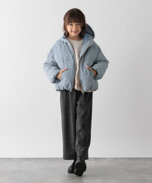 GLOBAL WORK Smile Seed Store（グローバルワーク スマイルシードストア）の「ガールズ中綿フードブルゾン/キッズ/145463（ブルゾン・キッズ・ナチュラル/ピンク/ブルー・150cm/120cm/140cm/130cm/110cm）」の17枚目の写真