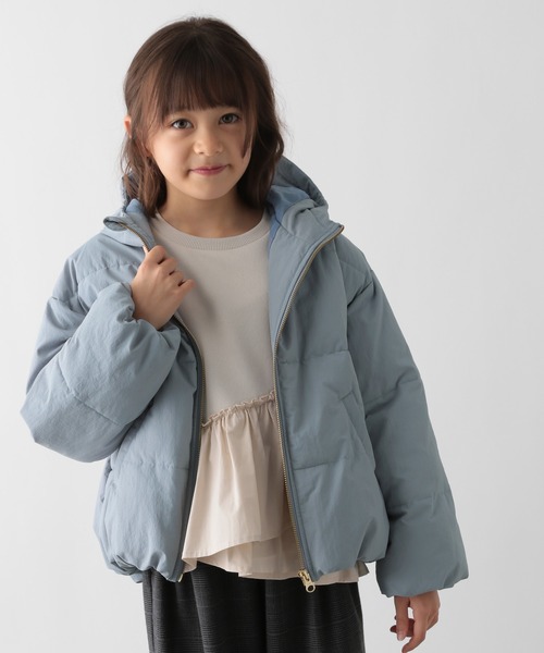 GLOBAL WORK Smile Seed Store（グローバルワーク スマイルシードストア）の「ガールズ中綿フードブルゾン/キッズ/145463（ブルゾン・キッズ・ナチュラル/ピンク/ブルー・150cm/120cm/140cm/130cm/110cm）」の20枚目の写真