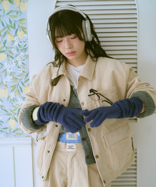 common gull products.(コモンガルプロダクツ)の「とびっきり長たらしい手袋(その他小物・レディース・イエロー/ブルー/ライトブルー/レッド/ピンク・フリー)」の9枚目の写真
