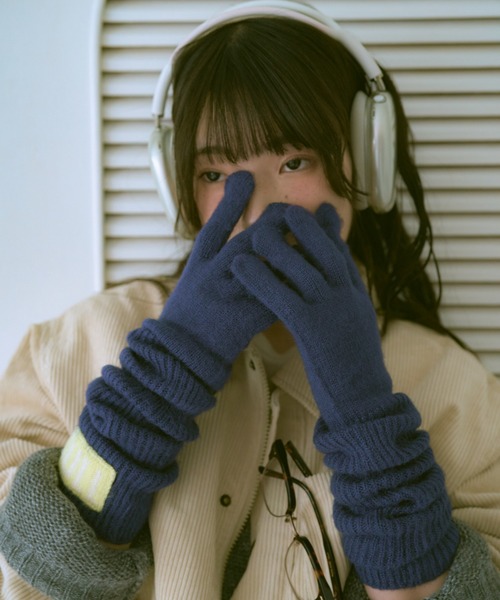common gull products.(コモンガルプロダクツ)の「とびっきり長たらしい手袋(その他小物・レディース・イエロー/ブルー/ライトブルー/レッド/ピンク・フリー)」の10枚目の写真