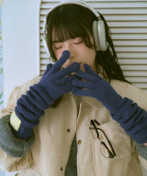 common gull products.(コモンガルプロダクツ)の「とびっきり長たらしい手袋(その他小物・レディース・イエロー/ブルー/ライトブルー/レッド/ピンク・フリー)」の11枚目の写真