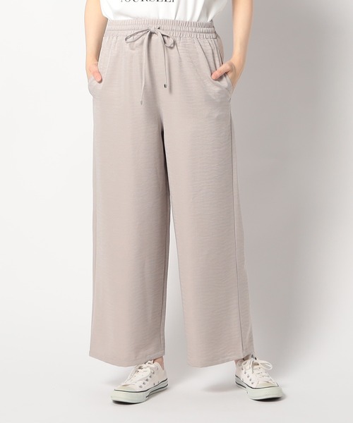 Grand PARK（グランドパーク）の「光沢ありヴィンテージツイル　イージーパンツ（その他パンツ・レディース・ブラック/チャコールグレー/グレイッシュベージュ・LARGE/MEDIUM）」の3枚目の写真