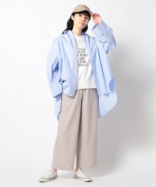 Grand PARK（グランドパーク）の「光沢ありヴィンテージツイル　イージーパンツ（その他パンツ・レディース・ブラック/チャコールグレー/グレイッシュベージュ・LARGE/MEDIUM）」の14枚目の写真