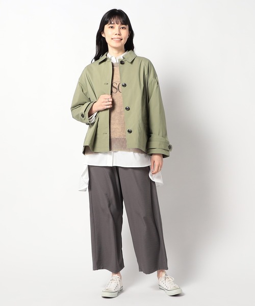 Grand PARK（グランドパーク）の「光沢ありヴィンテージツイル　イージーパンツ（その他パンツ・レディース・ブラック/チャコールグレー/グレイッシュベージュ・LARGE/MEDIUM）」の16枚目の写真