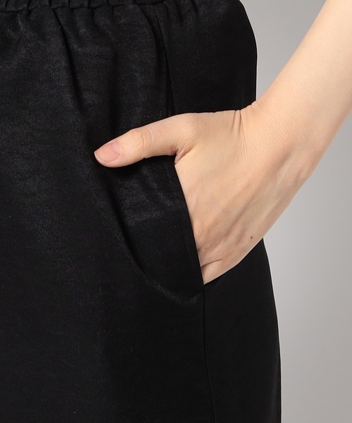 Grand PARK（グランドパーク）の「光沢ありヴィンテージツイル　イージーパンツ（その他パンツ・レディース・ブラック/チャコールグレー/グレイッシュベージュ・LARGE/MEDIUM）」の9枚目の写真