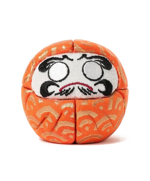 BEAMS JAPAN（ビームス　ジャパン）の「【別注】木目込み人形 だるま（インテリア雑貨・レディース・グリーン/オレンジ/ネイビー・ONE SIZE）」の3枚目の写真