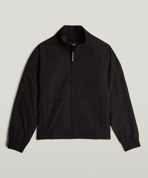 G-STAR(ジースター)の「TRACK OVERSHIRT/切り替えデザイントラックジャケット/撥水ジップアップブルゾン(ジャージ・メンズ・ベージュ系その他/ダークブラック・SMALL/X-LARGE/LARGE/MEDIUM/X-SMALL)」の13枚目の写真